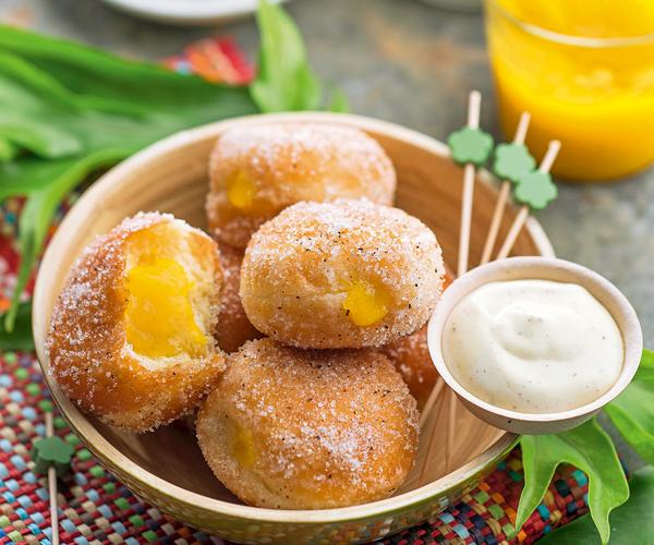 recette beignets mangue et fruit de la passion