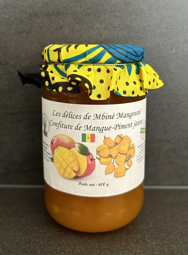 confiture de mangues et piments jaune